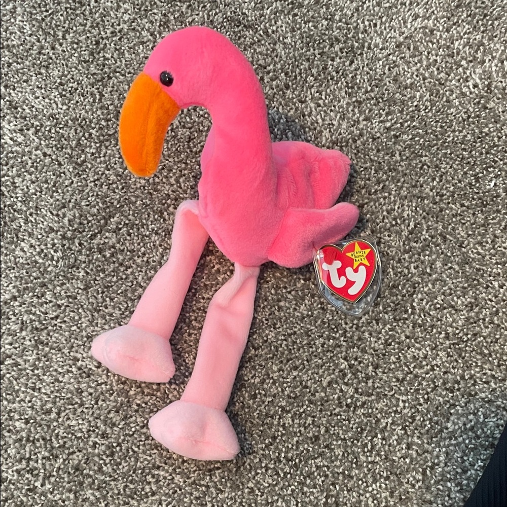 Ty Beanie Baby Flamingo “Pinky”
